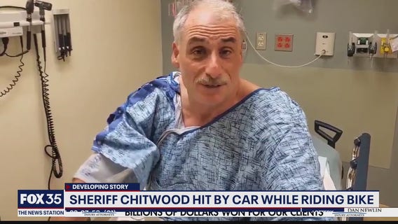 Volusia County Sheriff Mike Chitwood hit while riding bike in Port Orange