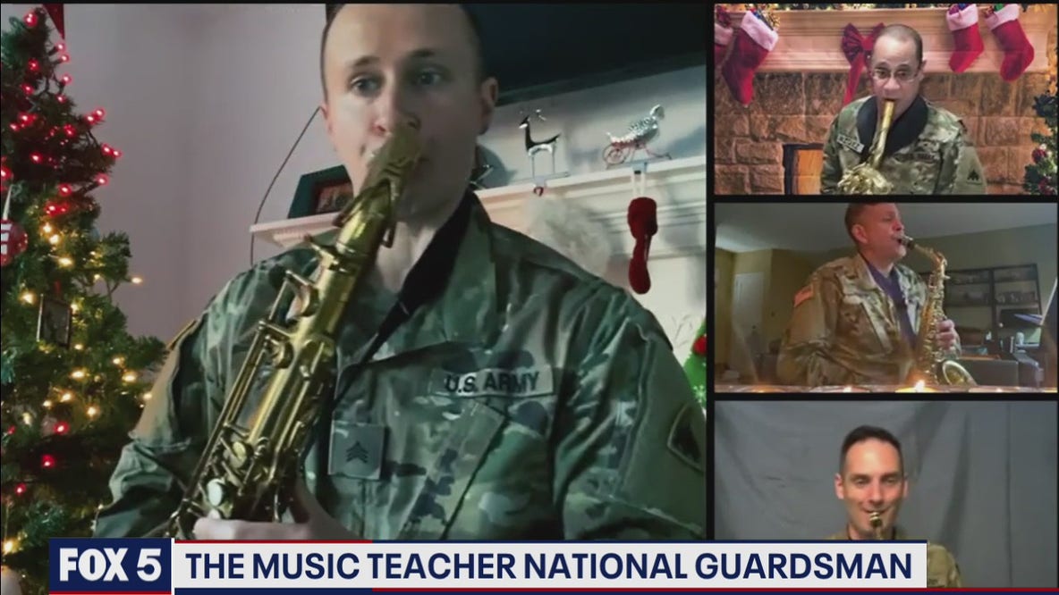 The music teacher National Guardsmen
