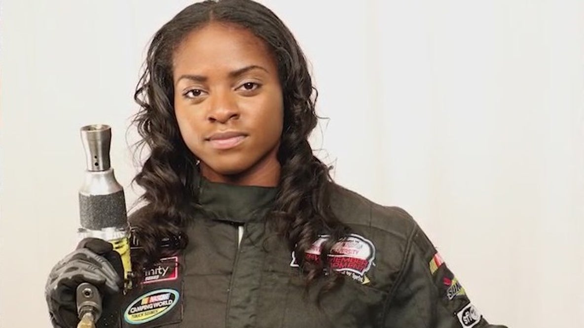 1st Black woman to work in a NASCAR pit crew