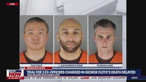 Trial delayed for 3-ex officers charged in George Floyd's death