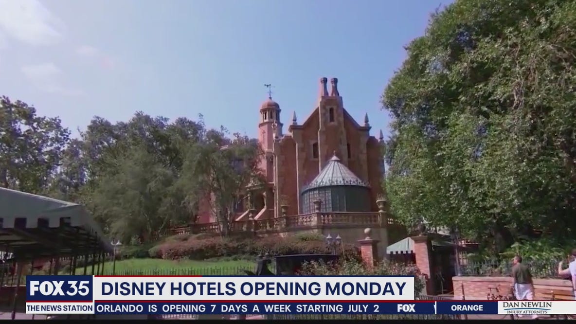 Some Disney hotels reopen Monday
