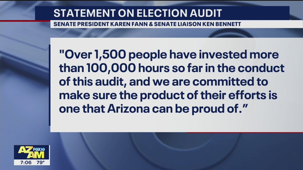 Senate liaison Ken Bennett will remain with Arizona election audit
