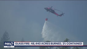 Glass Fire at 48,400 acres burned, 2 percent contained