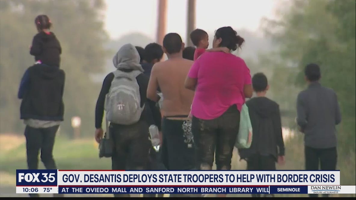 Florida Gov. DeSantis sending law enforcement personnel to aid Texas, Arizona with border crisis