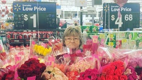 Walmart employee who poses with store products takes internet by storm