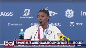 Simone Biles withdraws from individual all-around competition | LiveNOW From FOX