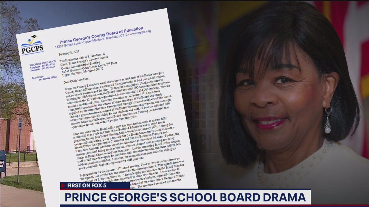 PGCPS school board still locked in controversy FOX 5 DC