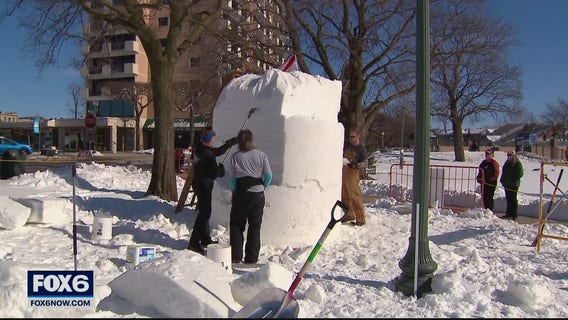 Lake Geneva hosts US National Snow Sculpting Championship