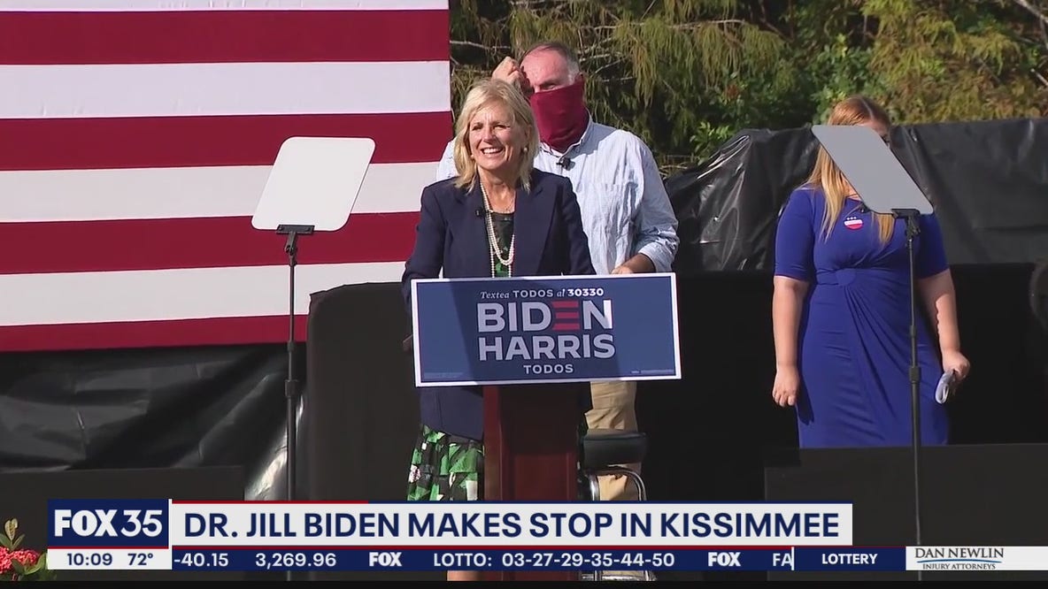 Jill Biden speaks in Kissimmee