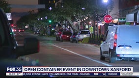 Open container event in Downtown Sanford