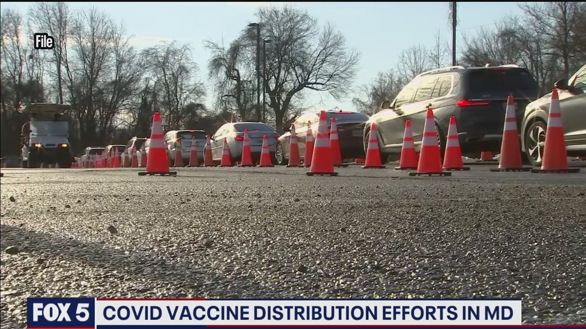 Maryland continues COVID-19 vaccine rollout; long wait times at some mass vaccination sites