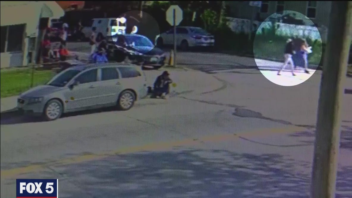 Surveillance video shows moment young pregnant teen shot in Prince George's County