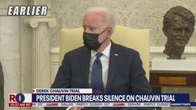 President Biden breaks silence on Chauvin trial