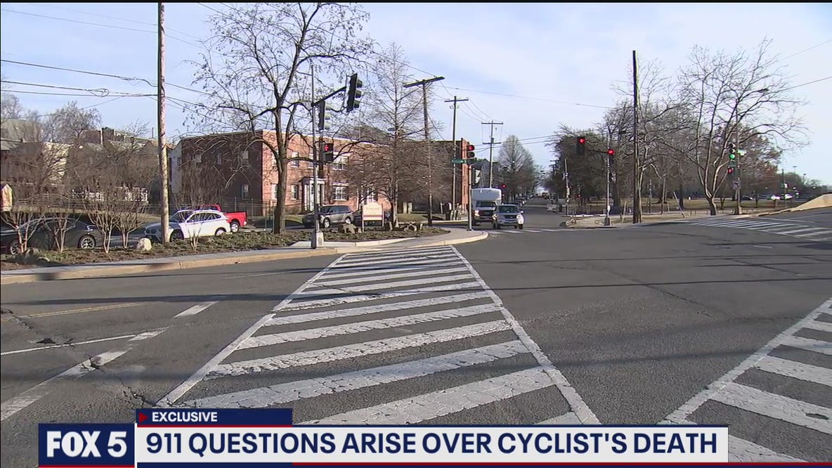 911 questions arise over cyclist's death