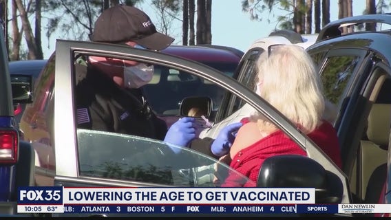 Age to get COVID-19 shot in Florida drops on Monday
