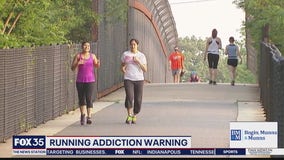 Running addiction warning