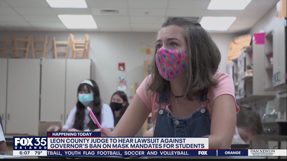 Florida judge to hear lawsuit against governor's ban on mask mandates for students