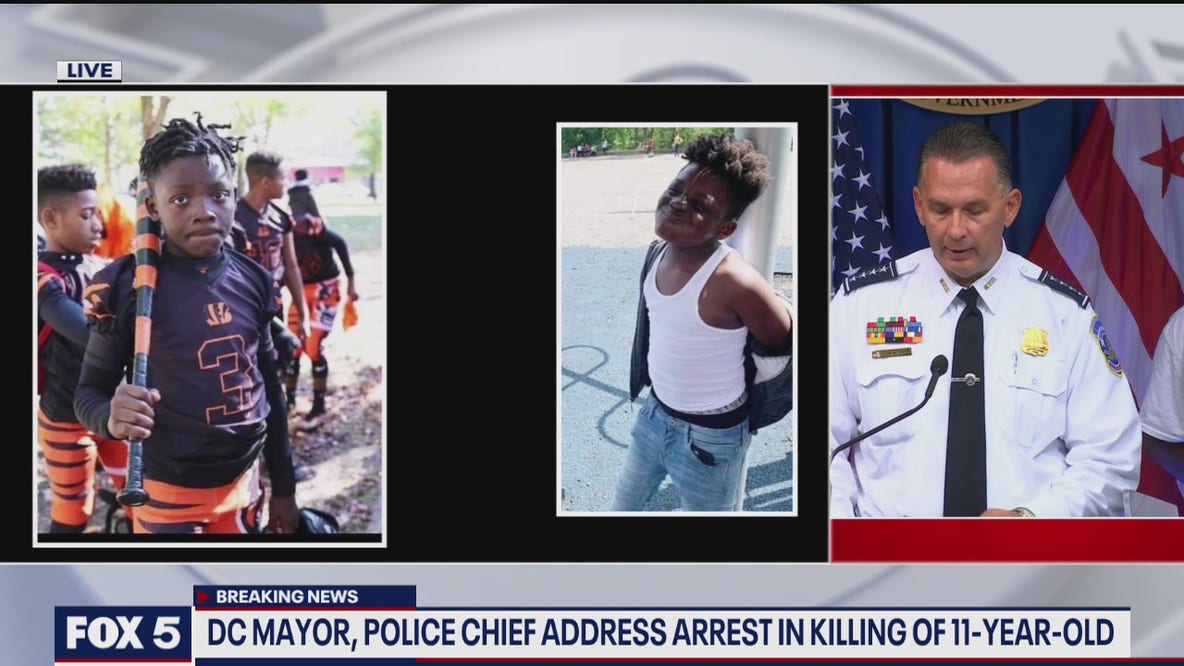 DC mayor, police chief address arrest in killing of 11-year-old