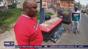 Community hopes coffin in Philadelphia neighborhood encourages people to make different decisions before turning to violence