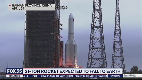 21-ton Chinese rocket part expected to fall to Earth