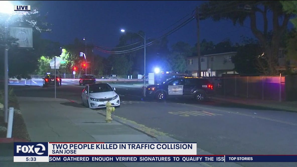 Two people killed in traffic collision in San Jose