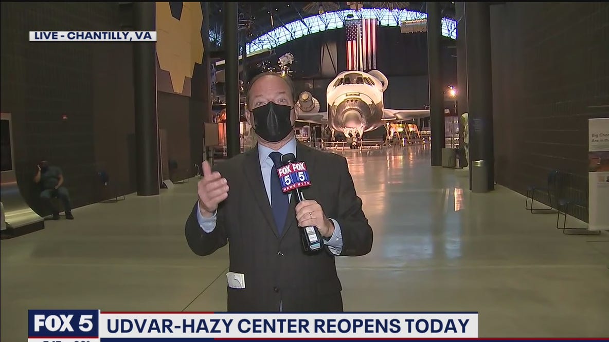 Udvar-Hazy Center reopens to visitors as nation celebrates 60 years in space