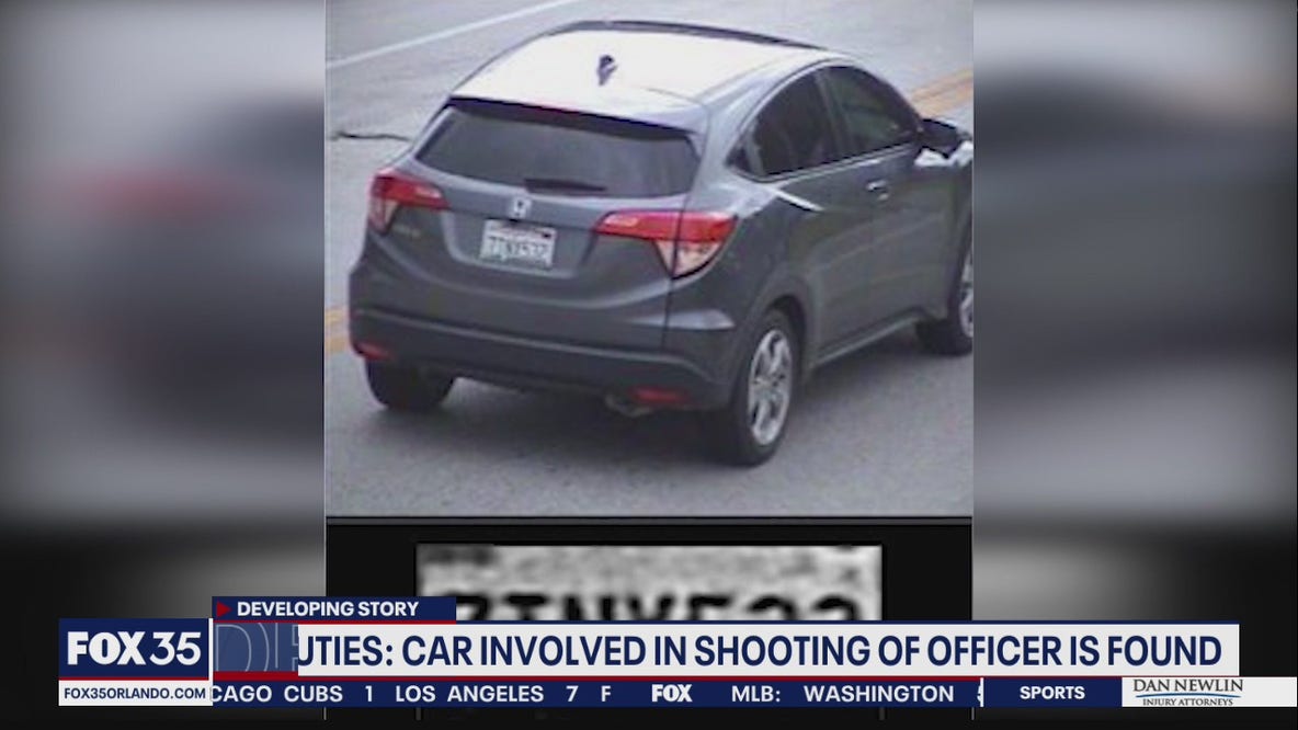 Deputies: Car involved in shooting of Daytona Beach officer found in Alachua County