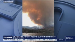 25 Mile Fire causes Level 3 evacuations near Chelan
