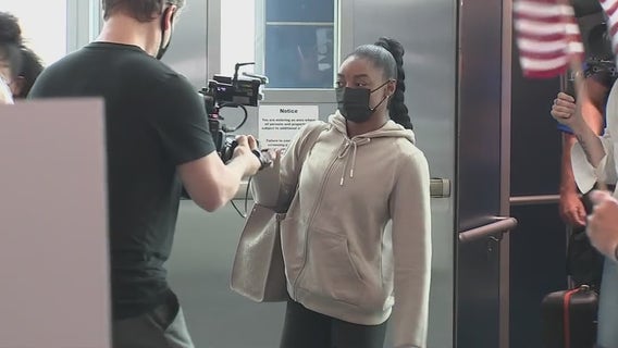 Spring's Simone Biles returns home after competing in 2020 Olympics