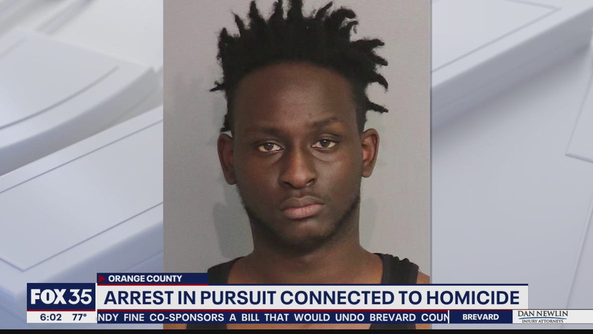 Arrest made in pursuit connected to homicide investigation