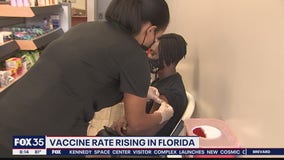 Vaccine rate rising in Florida