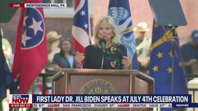 Dr. Jill Biden speaks at July 4th celebration | NewsNOW from FOX