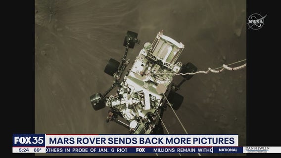 Mars rover sends back more pictures