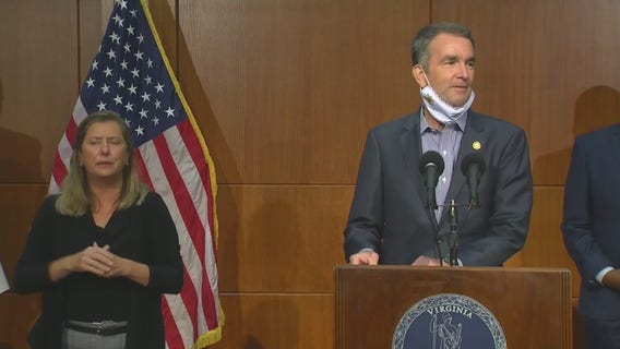 Virginia Ralph Northam addresses concerning coronavirus statistics