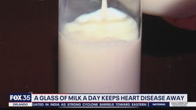 Study: Glass of milk keeps heart disease away