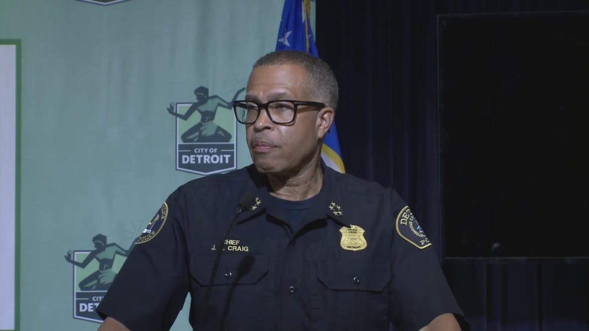 Chief Craig holds news conference after officer seen accelerating car through protest crowd