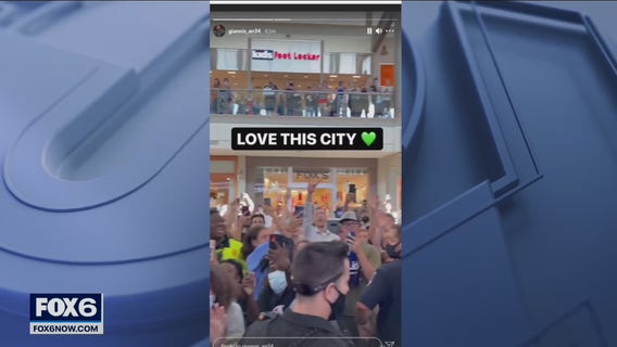 Antetokounmpo family spotted at Mayfair Mall with newborn