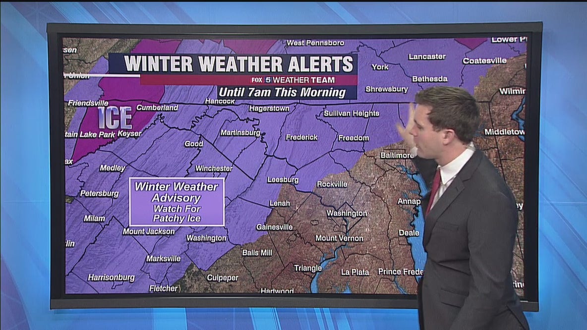 FOX 5 Weather forecast for Tuesday, February 16