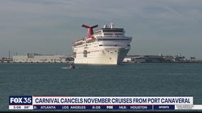 Carnival cancels November cruises