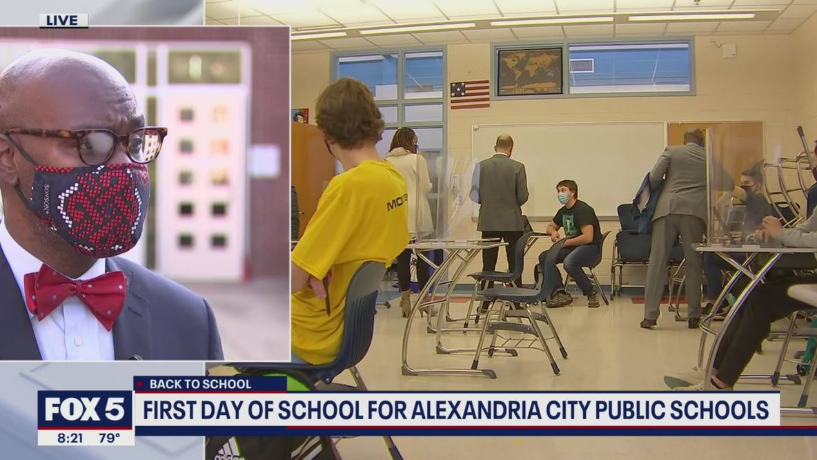 Alexandria City Public Schools open for in-person learning amid surge in US coronavirus cases