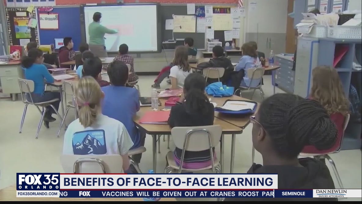 The physical benefits of face-to-face learning