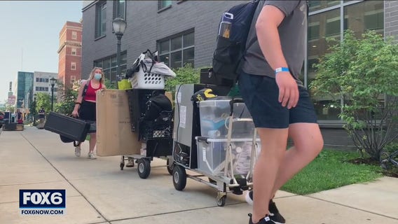 Marquette University move-in day
