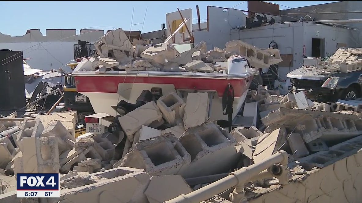 Significant damage in Arlington after EF-2 tornado hits Tuesday night