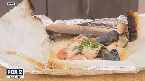 Chef Bobby’s camp friendly Seafood pouches