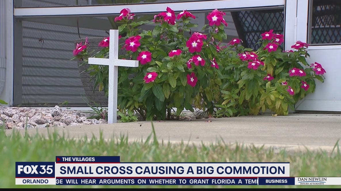 Small cross causing big commotion