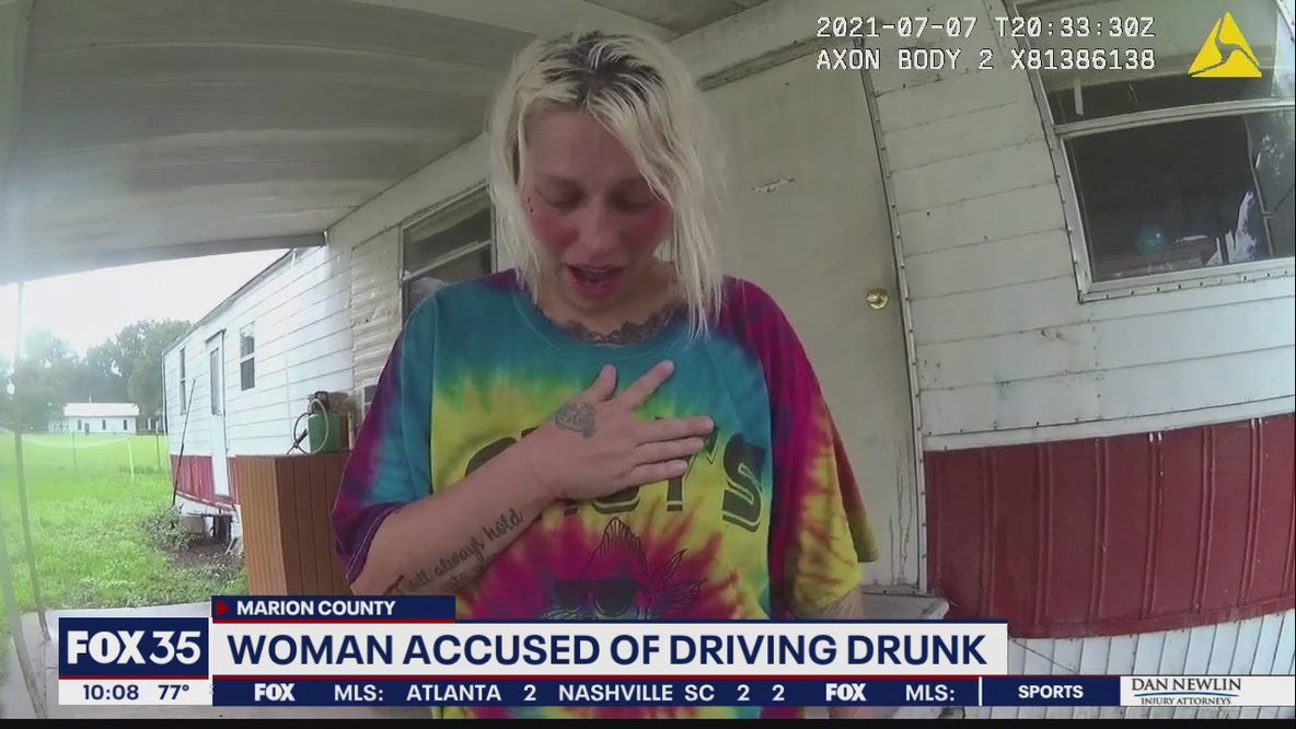 Woman accused of drunk driving