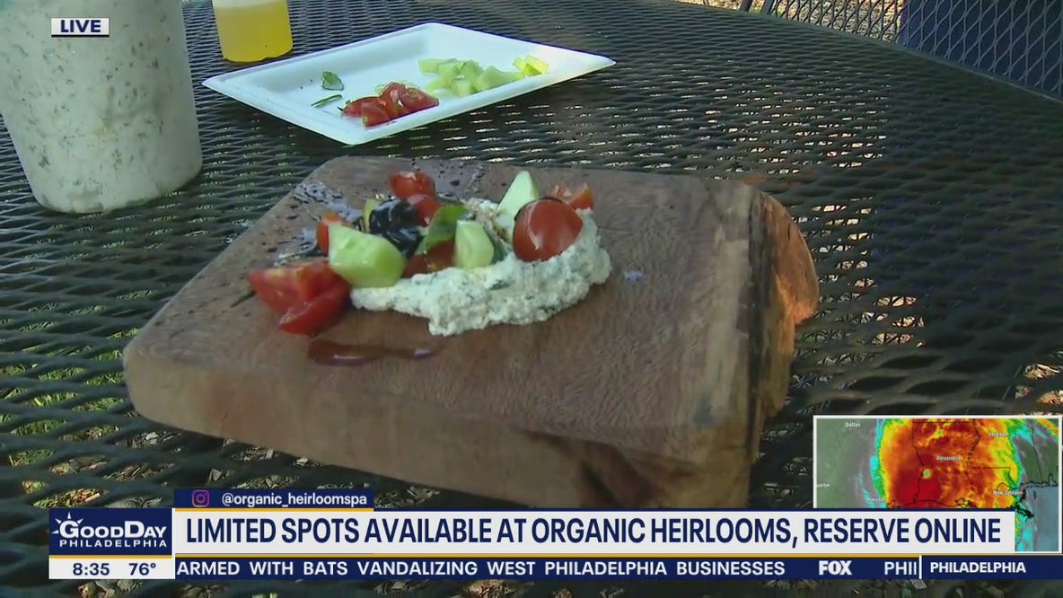 Food Truck prepares farm to table meals at Organic Heirlooms Farm