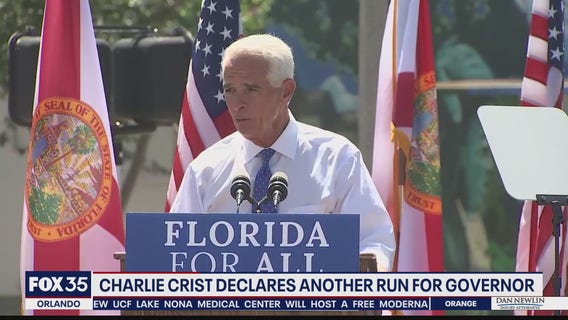 Charlie Crist announces his run for Florida governor