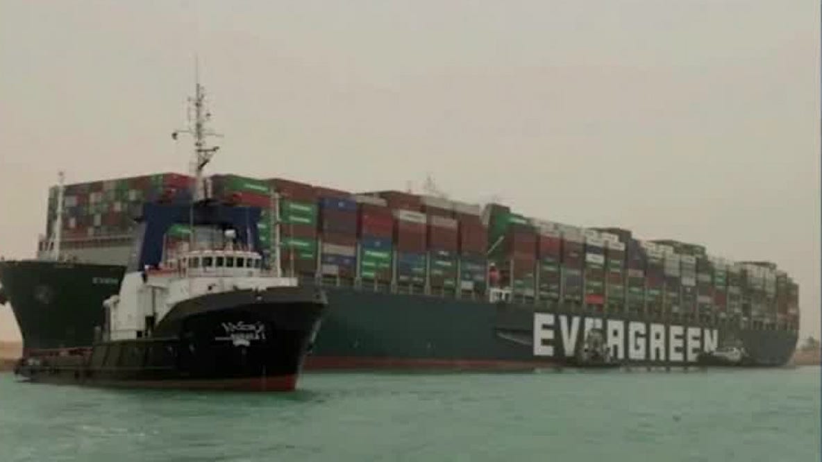 Suez Canal blocked