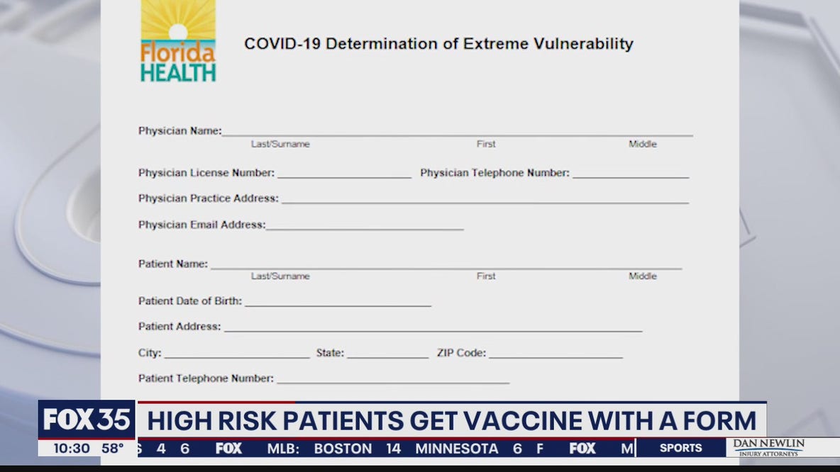 High risk patients need vaccine with a form
